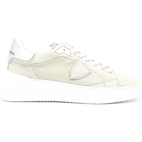 Womens Shoes Sneakers Grigio Ss23 , female, Sizes: 7 UK, 4 UK - Philippe Model - Modalova