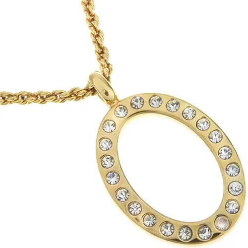 Pre-owned Jewellery, female, , Size: ONE SIZE Pre-owned Metal necklaces - Dior Vintage - Modalova