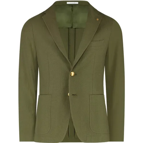 Blazers, male, , Size: XL Single-breasted two-button jacket - Tagliatore - Modalova