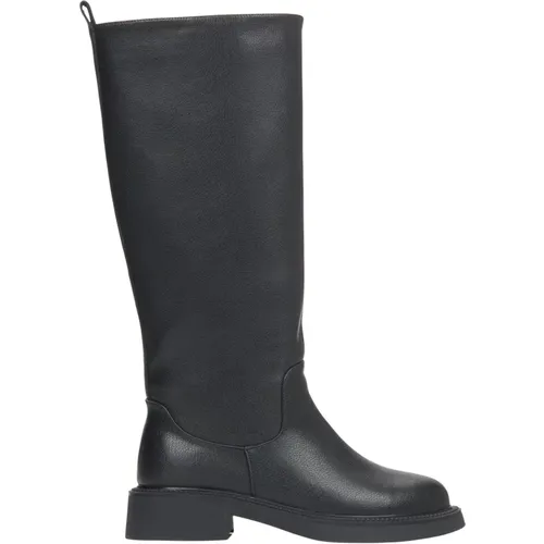 High Boots, female, , Size: 8 US Women's Genuine Leather Wide-Calf Knee-High Boots Er00115866 - Estro - Modalova