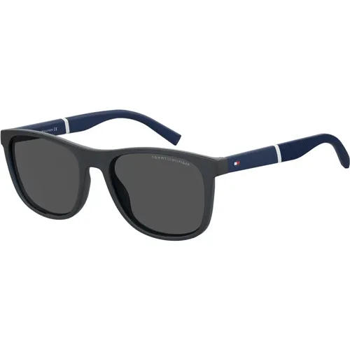 Matte /Grey Sunglasses TH 2042/S , male, Sizes: 54 MM - Tommy Hilfiger - Modalova