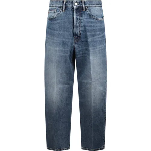 Blaue Denim Karotten Fit 5-Pocket Hose - Nine In The Morning - Modalova