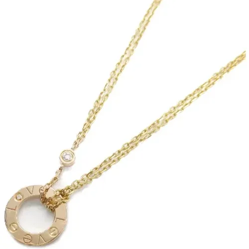 Pre-owned Jewellery, female, , Size: ONE SIZE Pre-owned Metal necklaces - Cartier Vintage - Modalova