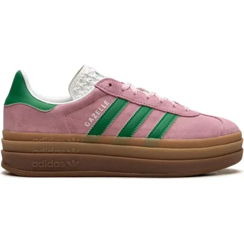 Bold w True Pink / Green / Cloud White , male, Sizes: 8 UK - Adidas - Modalova