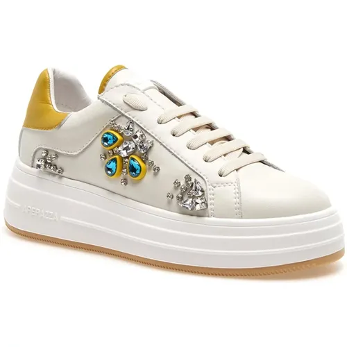 Lamb Yellow Sneaker Lifty , female, Sizes: 5 UK - Apepazza - Modalova