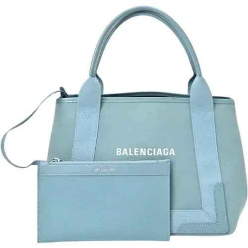 Pre-owned Tote Bags, female, , Size: ONE SIZE Pre-owned Canvas totes - Balenciaga Vintage - Modalova