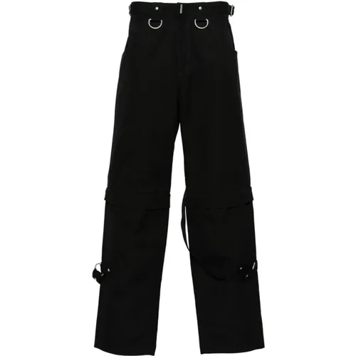 Schwarze Baumwollhose mit Nieten - Givenchy - Modalova