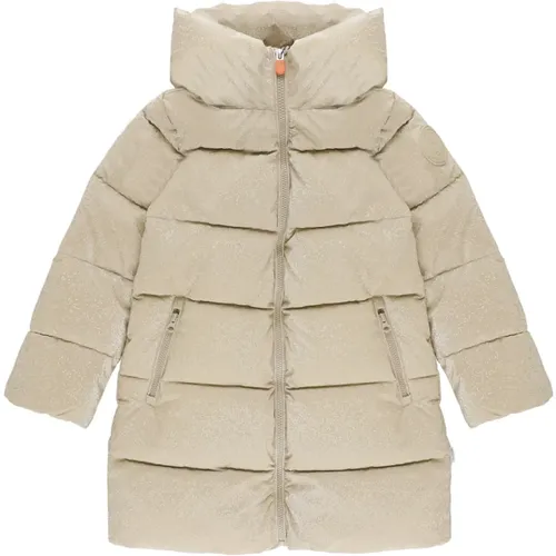 Gepolsterte Steppjacke für Mädchen , Damen, Größe: 116 CM - Save The Duck - Modalova