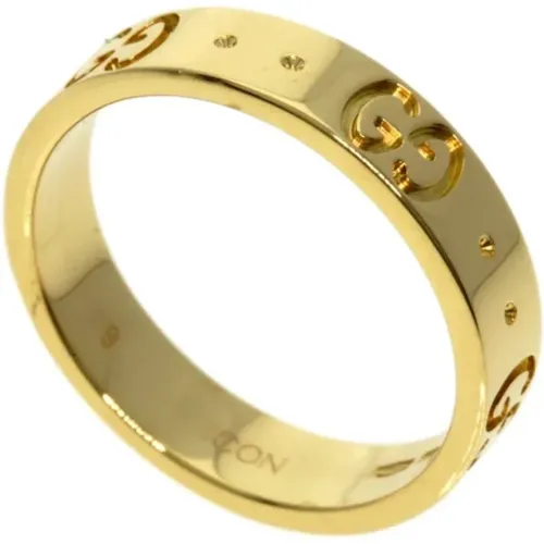 Pre-owned Jewellery, female, , Size: ONE SIZE Pre-owned Gold rings - Gucci Vintage - Modalova