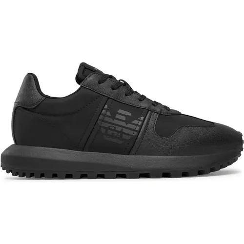 Stylische Sneakers für den Alltag , Herren, Größe: 42 1/2 EU - Emporio Armani - Modalova