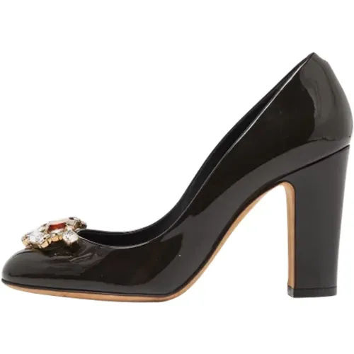 Pre-owned Pumps, female, , Size: 7 US Pre-owned Leather heels - Dolce & Gabbana Pre-owned - Modalova