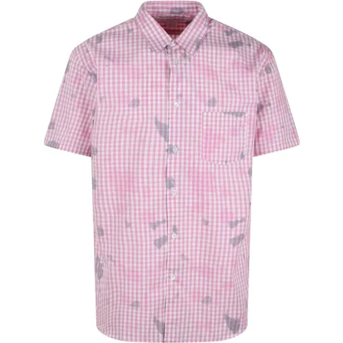 Checked Poplin Shirt , male, Sizes: L, XL, S - Comme des Garçons - Modalova