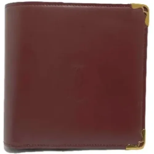 Pre-owned Wallets, unisex, , Size: ONE SIZE Pre-owned Leather wallets - Cartier Vintage - Modalova