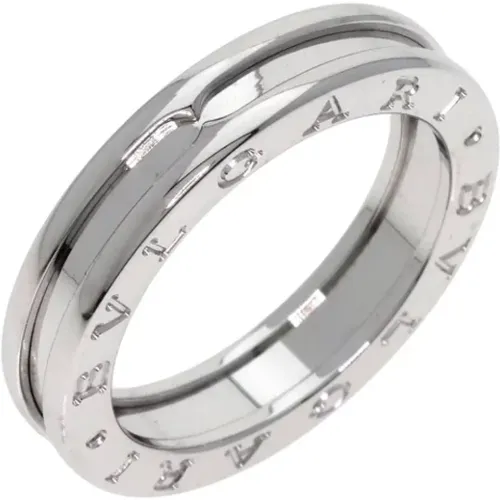 Pre-owned Jewellery, female, , Size: ONE SIZE Pre-owned White Gold rings - Bvlgari Vintage - Modalova