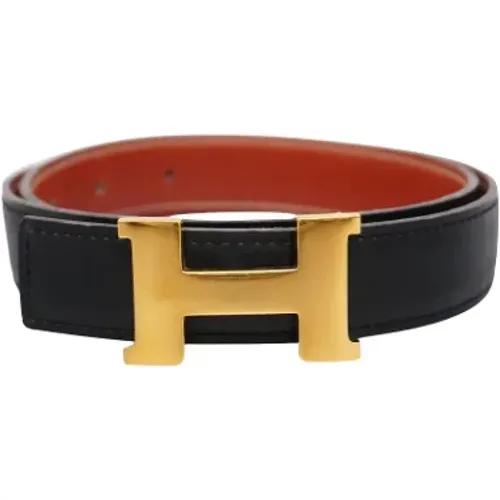 Pre-owned Belts, female, , Size: ONE SIZE Pre-owned Leather belts - Hermès Vintage - Modalova