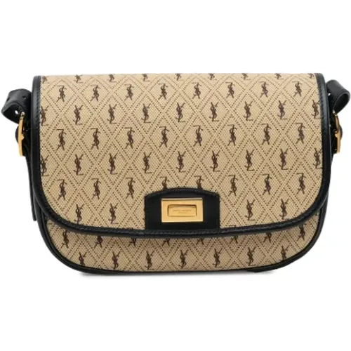 Pre-owned Cross Body Bags, female, , Size: ONE SIZE Pre-owned Canvas crossbody-bags - Yves Saint Laurent Vintage - Modalova