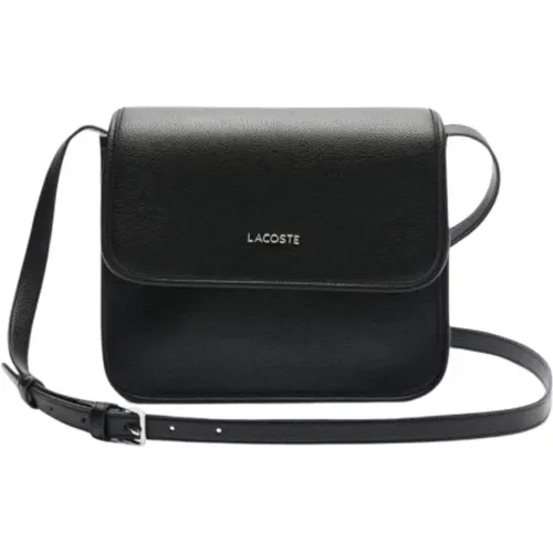 Cross Body Bags, female, , Size: ONE SIZE Elegance Flap Bag in - Lacoste - Modalova