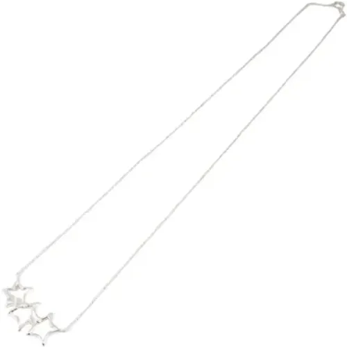 Pre-owned Jewellery, female, , Size: ONE SIZE Pre-owned Silver necklaces - Tiffany & Co. Pre-owned - Modalova