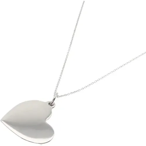 Pre-owned Jewellery, female, , Size: ONE SIZE Pre-owned Silver necklaces - Tiffany & Co. Pre-owned - Modalova