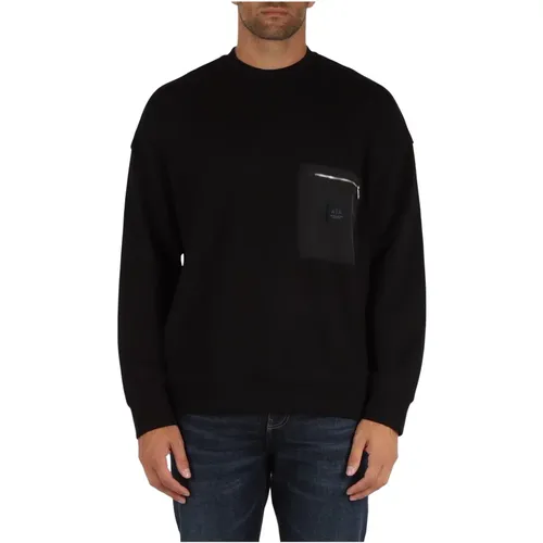 Edition Cotton Sweatshirt , male, Sizes: L, S, XL, M - Armani Exchange - Modalova