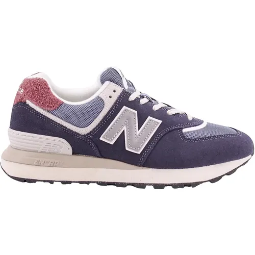 Suede and Mesh Sneakers for Men , male, Sizes: 7 1/2 UK - New Balance - Modalova