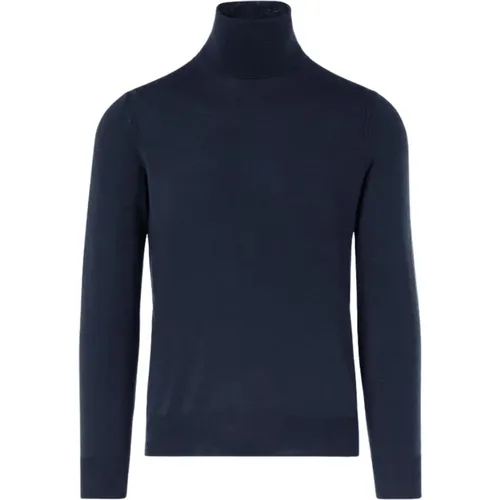 Turtlenecks, male, , Size: 2XL Wool Sweater Half Neck - Paolo Pecora - Modalova