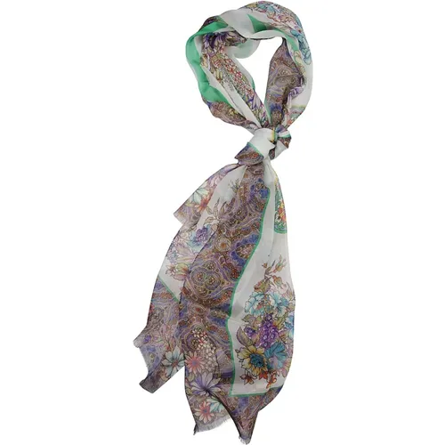 Silky Scarves, female, , Size: ONE SIZE Elegant Nabucco Scarf for Women - ETRO - Modalova