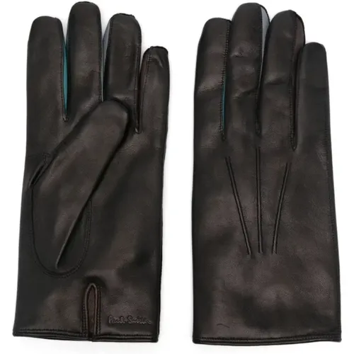 Gloves, male, , Size: S Lambskin Gloves Full-Finger Design - Paul Smith - Modalova