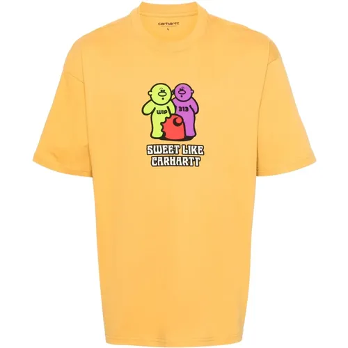 Gummy Tee Shirt , male, Sizes: L, M, XL - Carhartt WIP - Modalova