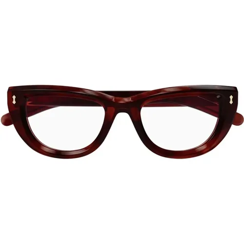 RivetsLarge Eyeglass Frames , female, Sizes: 51 MM - Gucci - Modalova
