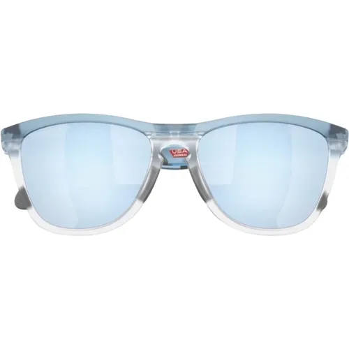 Sunglasses, unisex, , Size: ONE SIZE Azzurro Sunglasses - Oakley - Modalova