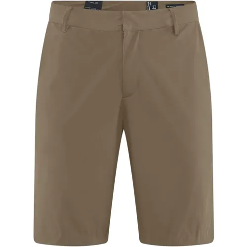 Casual Shorts, male, , Size: W40 Bermuda in Stretch Technical Jersey - BomBoogie - Modalova