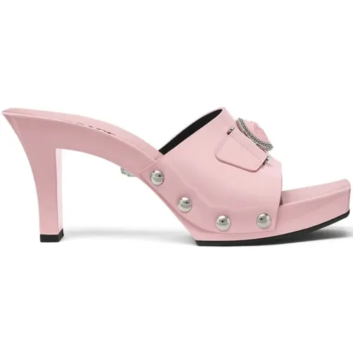 Rosa High Heel Sandalen , Damen, Größe: 40 EU - Versace - Modalova