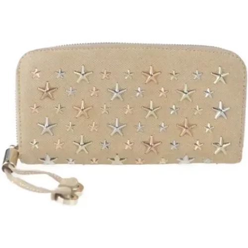 Pre-owned Wallets, female, , Size: ONE SIZE Pre-owned Canvas wallets - Jimmy Choo Pre-owned - Modalova