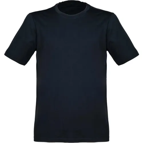 Vintage T-shirt with Side Openings , male, Sizes: 3XL, 4XL, XL - Gran Sasso - Modalova