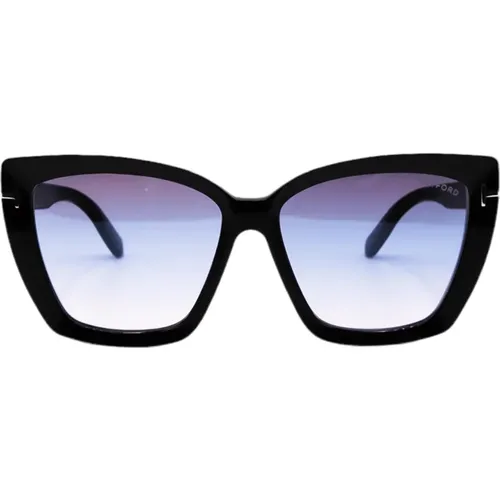Oversize Schwarze Sonnenbrille - Tom Ford - Modalova