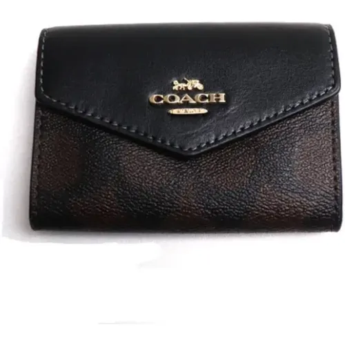 Pre-owned Wallets, female, , Size: ONE SIZE Pre-owned Fabric wallets - Coach Pre-owned - Modalova