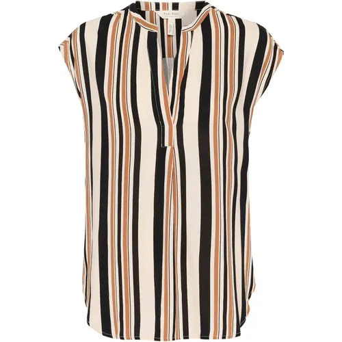 Brown Sugar Stripe Blouse Bjarkapw , female, Sizes: XS, XL, 4XL, M, L, S, 2XL, 3XL - Part Two - Modalova