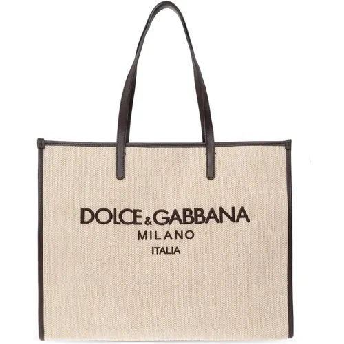 Tote Bags, male, , Size: ONE SIZE Shopper bag - Dolce & Gabbana - Modalova