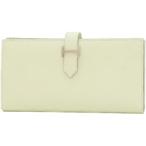 Pre-owned Wallets, female, , Size: ONE SIZE Pre-owned Canvas wallets - Hermès Vintage - Modalova