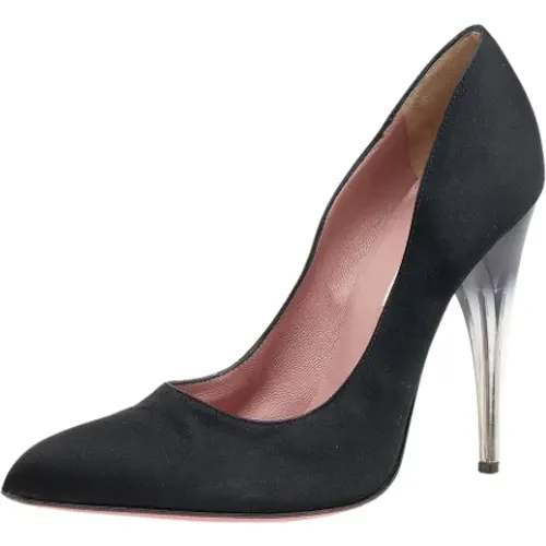Pre-owned Satin heels , female, Sizes: 6 1/2 UK - Prada Vintage - Modalova