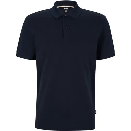 Polo Shirts, male, , Size: 3XL Sporty Pallas Navy Polo Shirt - Hugo Boss - Modalova