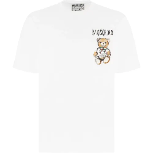 T-Shirts, male, , Size: M T-Shirts - Moschino - Modalova