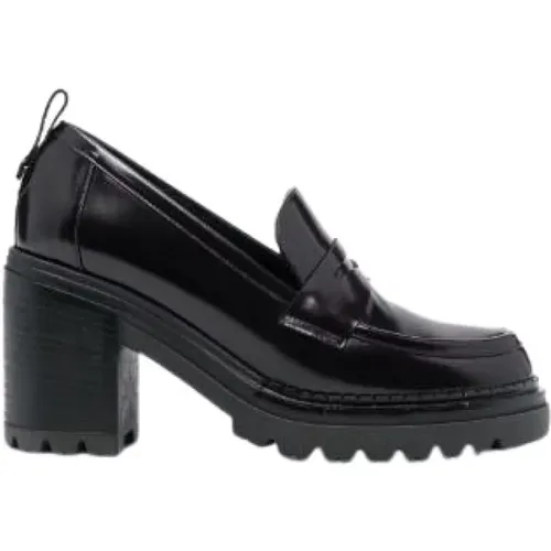 Burgundy Calf Leather Sneakers , female, Sizes: 5 1/2 UK - Sergio Rossi - Modalova