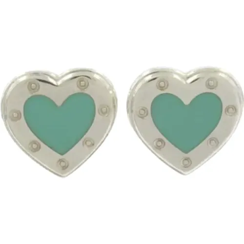 Pre-owned Silver earrings , female, Sizes: ONE SIZE - Tiffany & Co. Pre-owned - Modalova