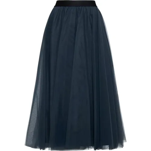 Anthracite Skirt , female, Sizes: M, S, 2XS, XS, L - Blanca Vita - Modalova