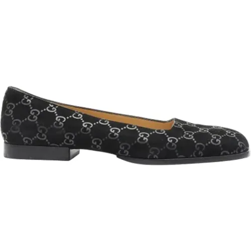 Pre-owned Leather flats , female, Sizes: 3 1/2 UK - Gucci Vintage - Modalova