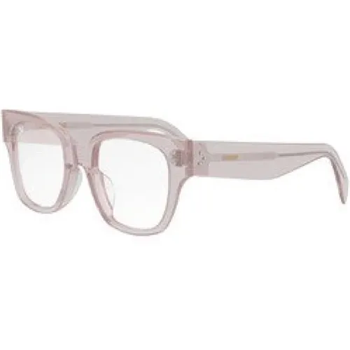 Geometric Bold 3 Dots HD Glasses , female, Sizes: 52 MM - Celine - Modalova