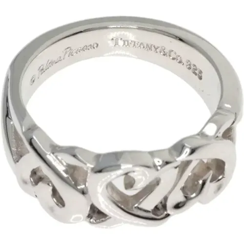 Pre-owned Jewellery, female, , Size: ONE SIZE Pre-owned Silver rings - Tiffany & Co. Pre-owned - Modalova