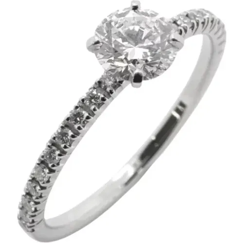 Pre-owned Jewellery, female, , Size: ONE SIZE Pre-owned Platinum rings - Cartier Vintage - Modalova